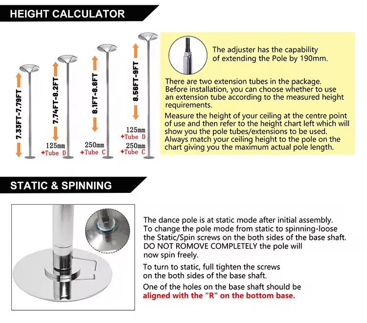 Chrome Pole