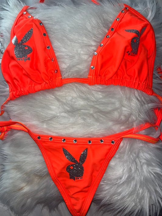 Neon Orange Bunny
