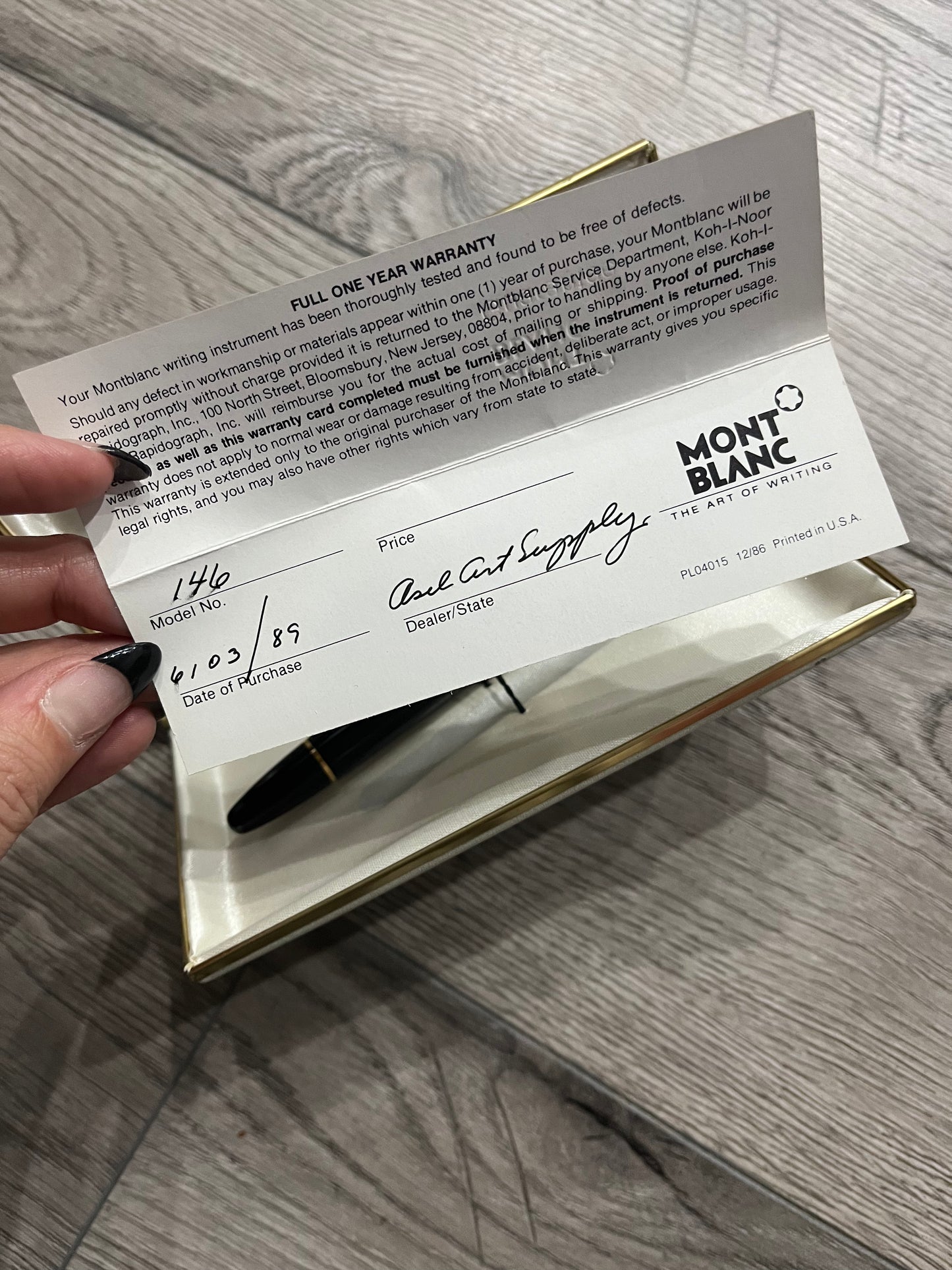 Vintage Mont Blanc Pen