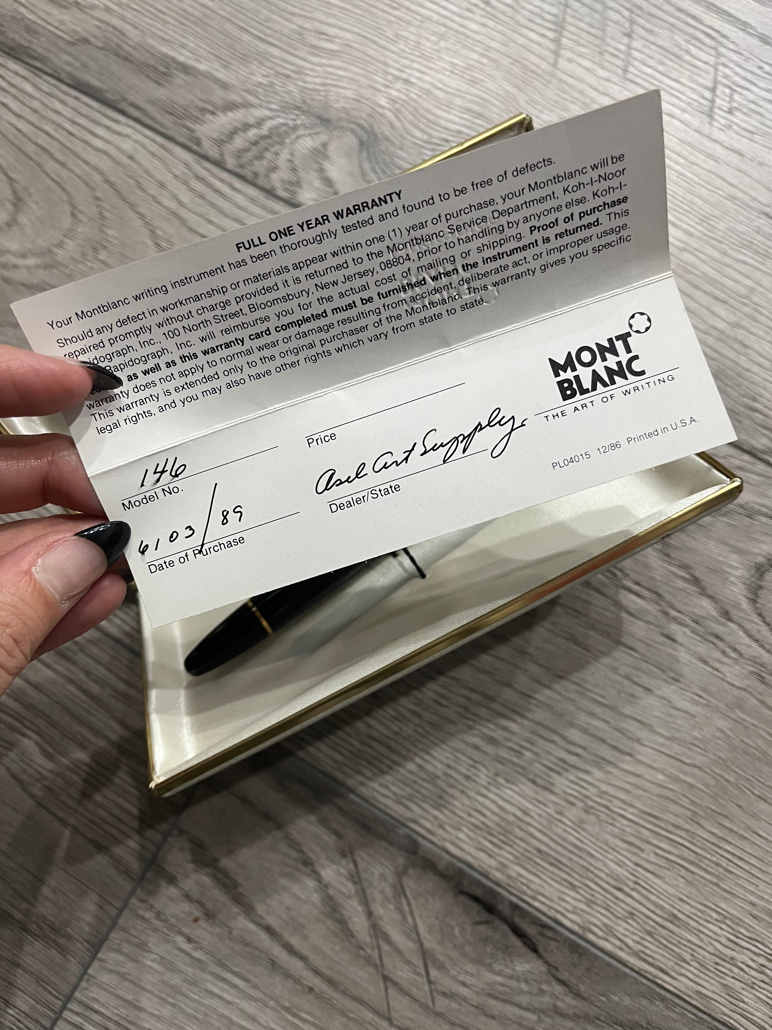 Vintage Mont Blanc Pen