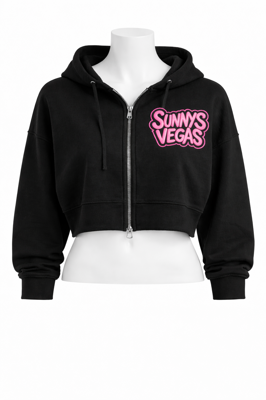 Sunnys Vegas crop hoodie