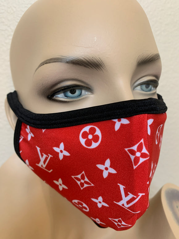 Red LV mask – Sunnys Boutique & Studio