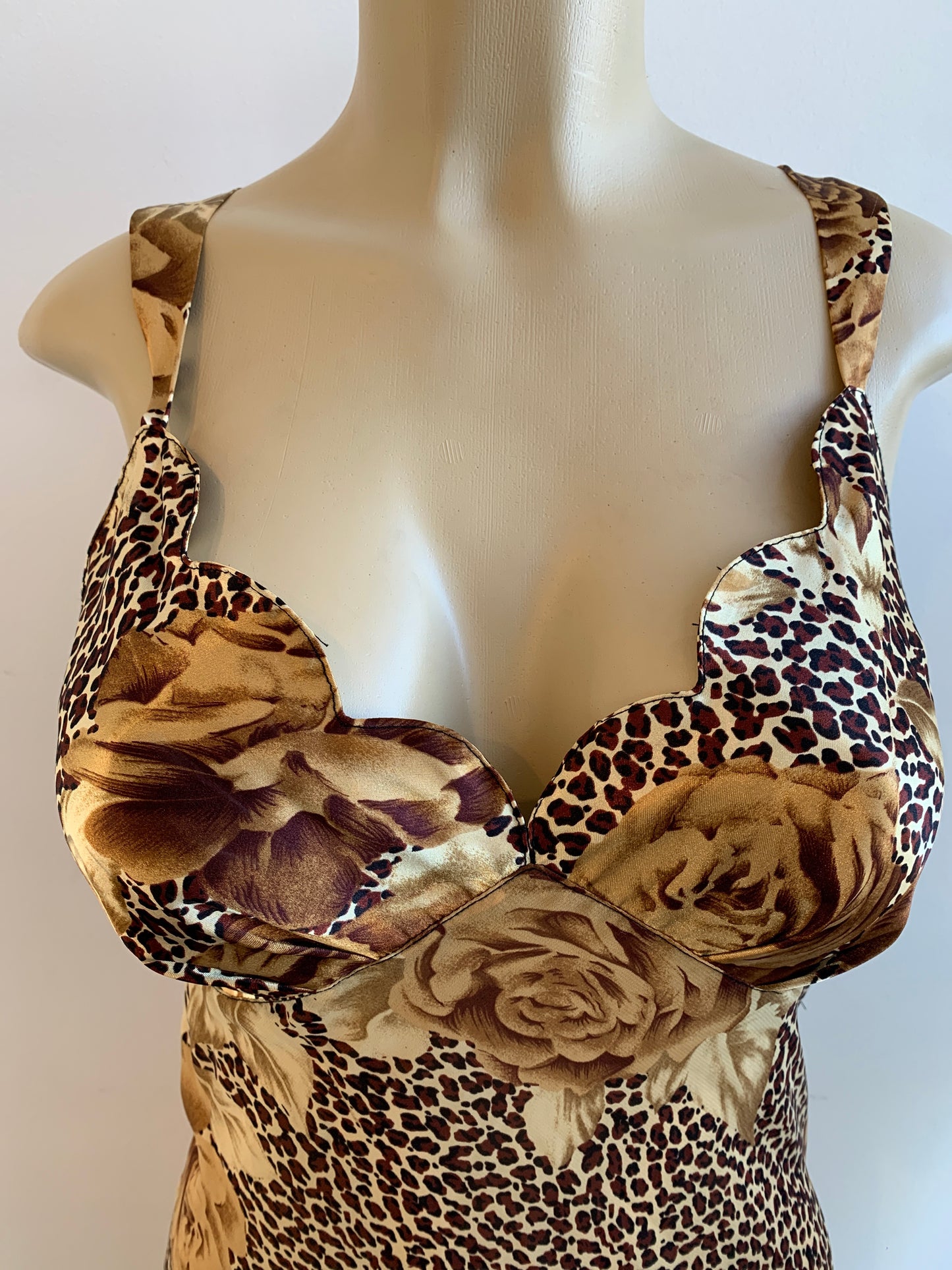 Sheer Floral Leopard